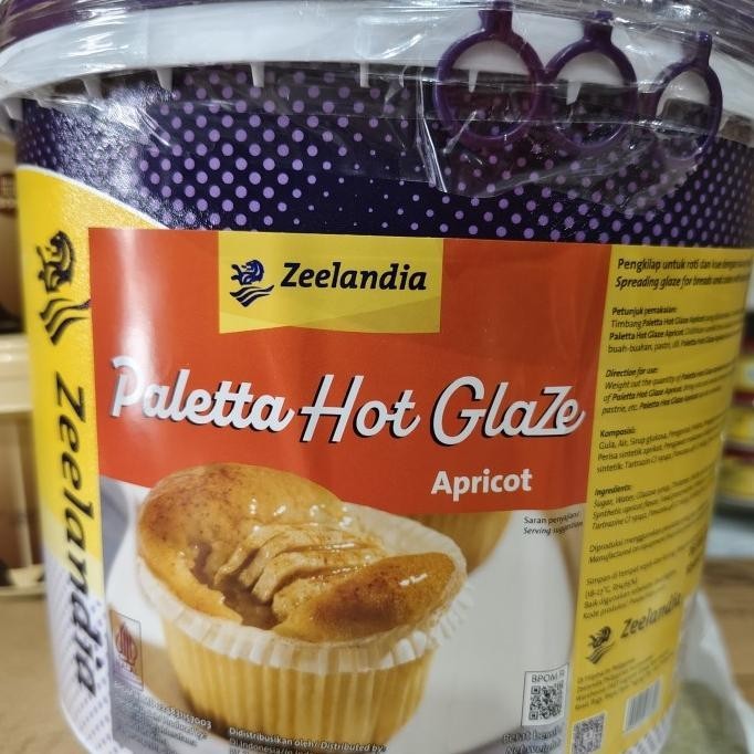 

Selai Apricot Paletta Pail 5 Kg Zeelandia Pengkilap Kue Atau Roti