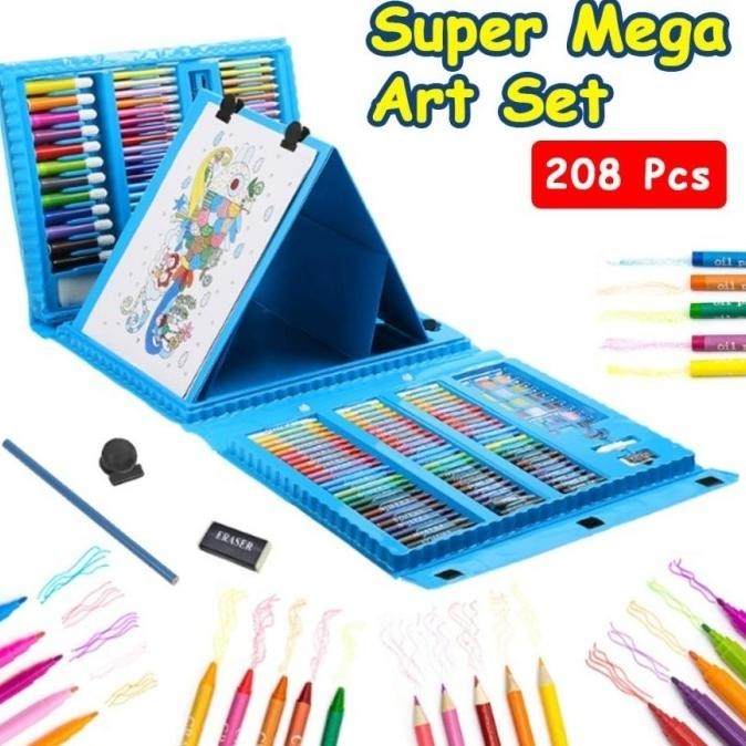 

SET ALAT GAMBAR TULIS ANAK CRAYON PENSIL WARNA 208 PCS CRAYON SET ANAK LENGKAP HALUS NYAMAN BAGUS BERKUALITAS BRAND OFFICIAL TERLARIS TERBARU TERMURAH UNIK COD