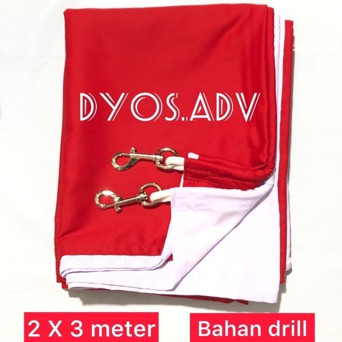 

Terlaris bendera merah putih premium (bahan drill) 2x3 meter SALE