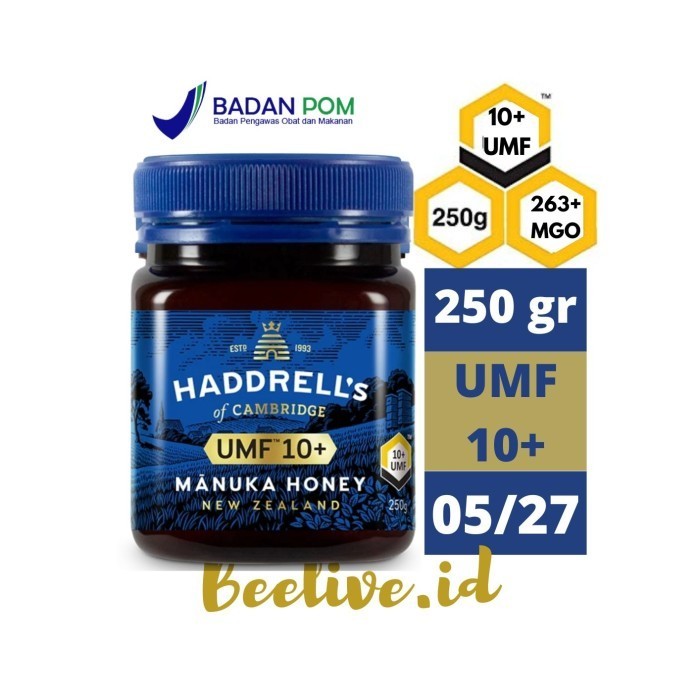 

Madu Haddrells Manuka Honey UMF 10+ MGO 263+ 250gr