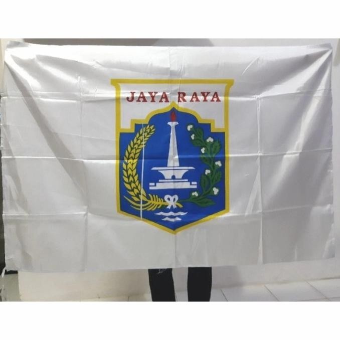 

Terlaris bendera pemda dki / bendera jaya raya / bendera pemprov dki 90 x 135 SALE