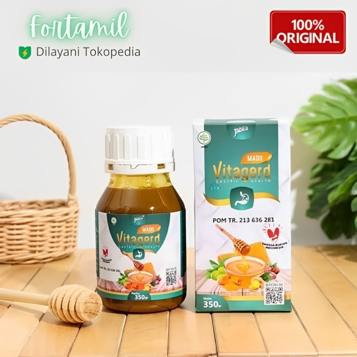 

Madu Vitagerd Vita Gerd Obat Lambung Maag Herbal Original BPOM