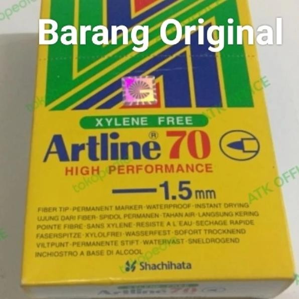 

Spidol Artline 70 Permanent Sedus (12Pcs) Spidol Permanen Marker