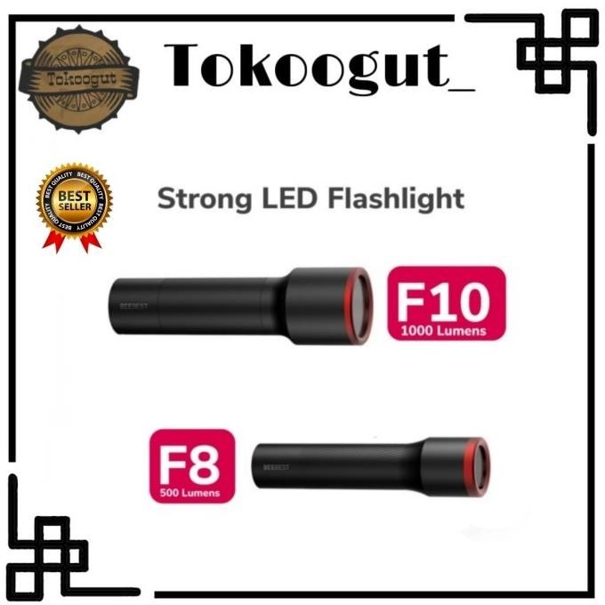 Hits Beebest F8 / F10 Strong Led Flashlight Ipx7 Waterproof