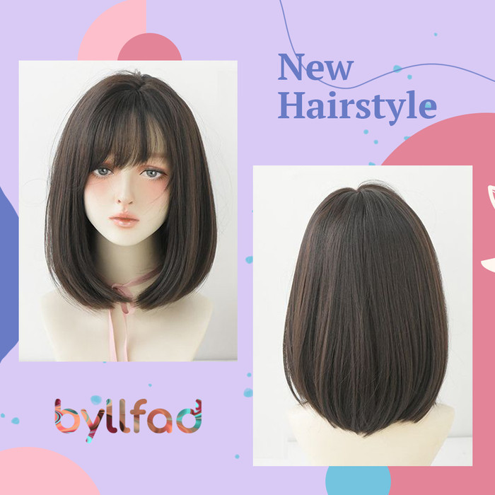 Terbaru Wig Rambut Model Sebahu Poni Promo Ready Stok