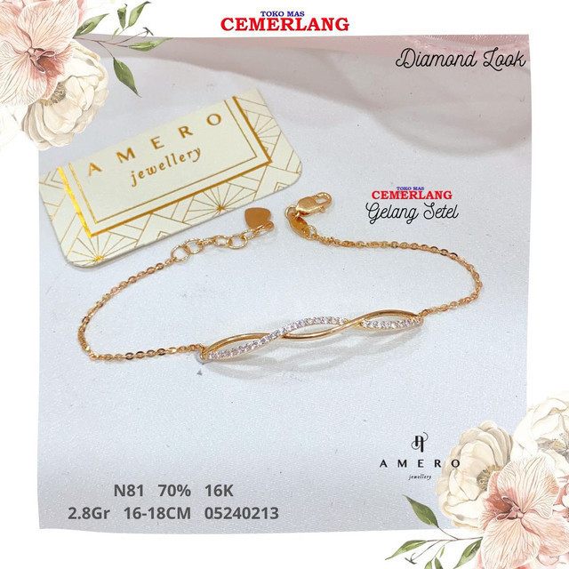GELANG AMERO FASHION 700 16K 16-18CM 2.78 05240213
