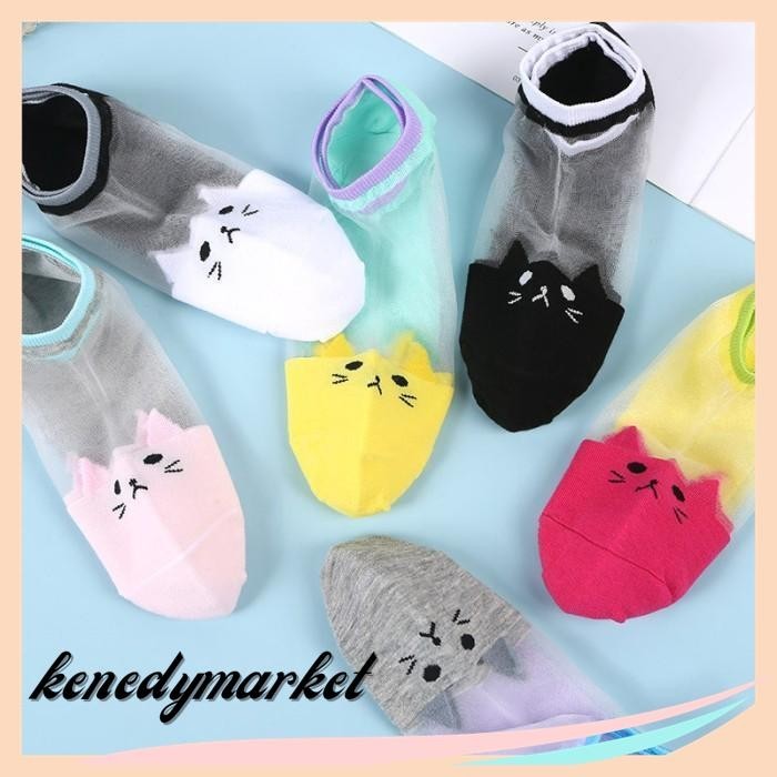 KAOS KAKI SEXY LACE WANITA RENDA TRANSPARAN BORDIR SOCKS S CANGGIH