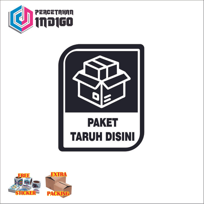 

Grosir sign papan akrilik acrylic paket taruh disini type 5 Keren