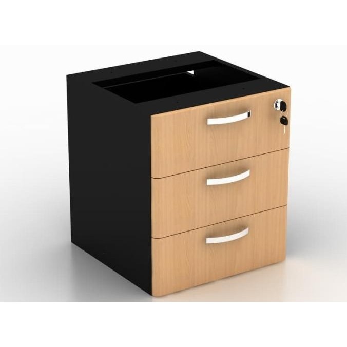 Laci Gantung Kerja Kantor Kecil / Fixed Pedestal Drawer Minimalis