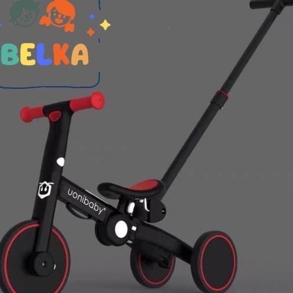 Uonibaby 5In1 Quality Balance Bike Push Bike Sepeda Lipat