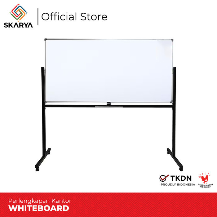 

Papan Tulis Whiteboard Magnetic 90 x 120 SIngle Face Sakana (Baru)