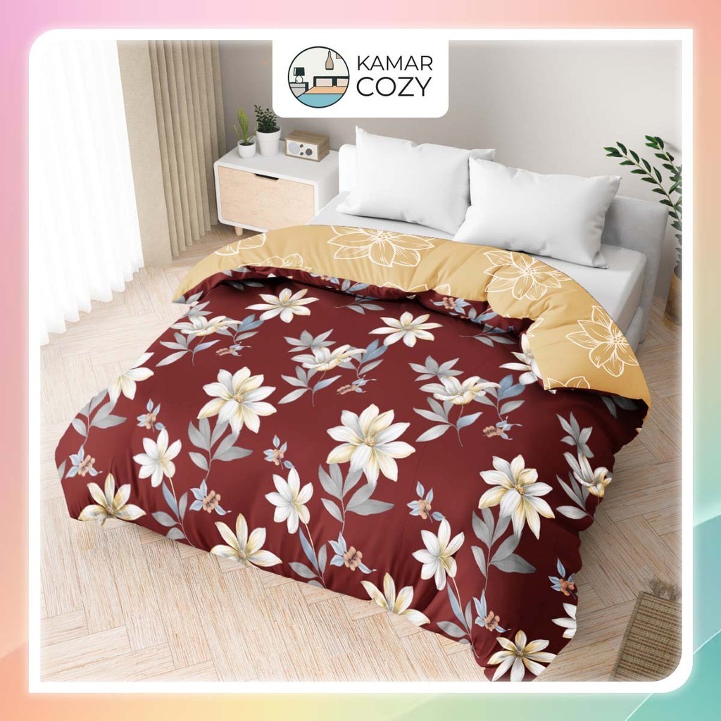 Kintakun DLUXE Bed Cover Only / Selimut Tebal / Comforter 180 x 200 King Ismaya Aesthetic Badcover E
