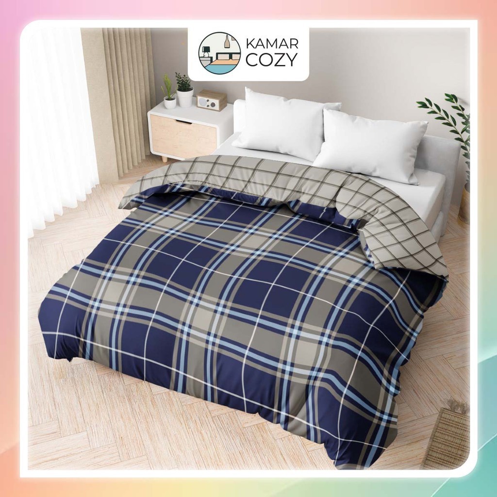 Kintakun DLUXE Bed Cover Only / Selimut Tebal / Comforter 180 x 200 King Priska Aesthetic Badcover E