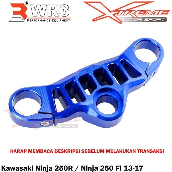 Segitiga Stang / Triple Clamp WR3 Kawasaki Ninja 250 Fi / Ninja 250R