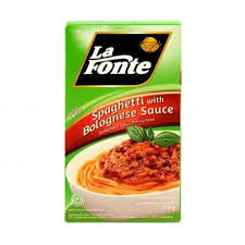 

RMY-SPM LA FONTE SPAGHETTI DENGAN SAUS BOLOGNESE 117G