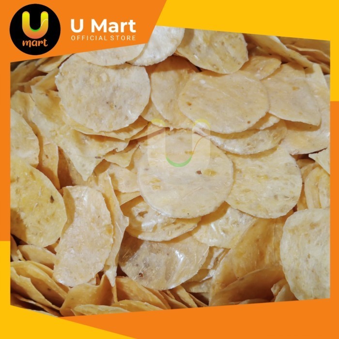 

U Mart - Opak Medan Mentah 1 kg Kerupuk Opak Singkong A9