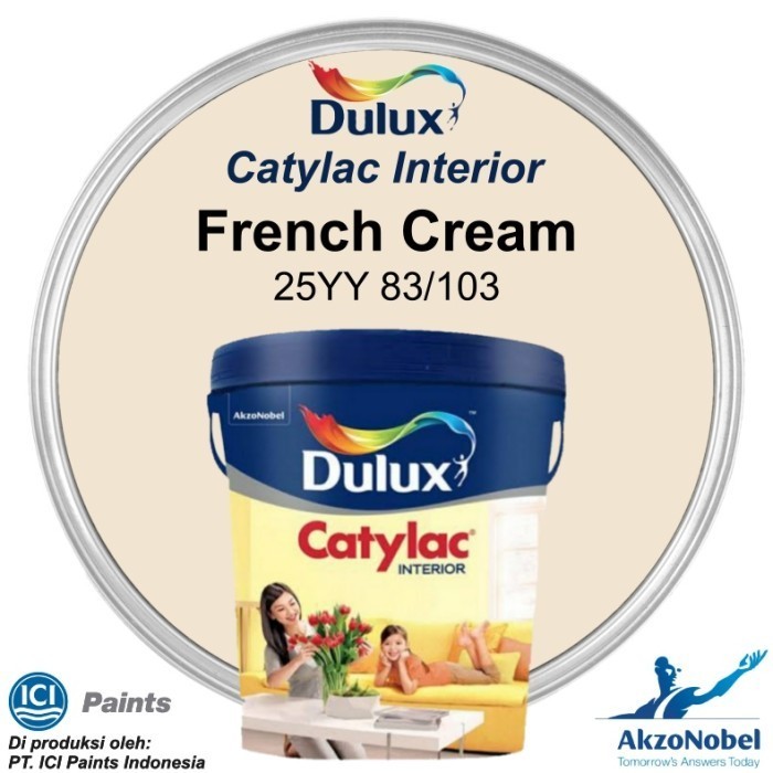 CAT DULUX CATYLAC INTERIOR 5 KG - FRENCH CREAM 25YY 83/103