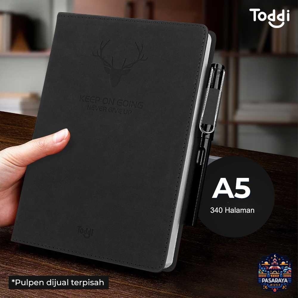 

Toddi Buku Jurnal Hardcover Notebook Diary A5 340 Halaman Grid - CW-5025