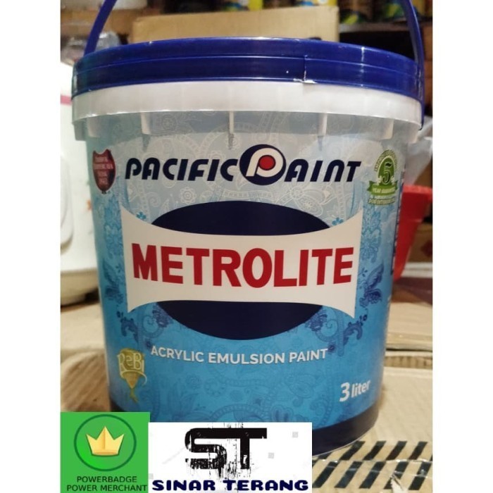 CAT TEMBOK METROLITE 3 LITER 5kg PUTIH