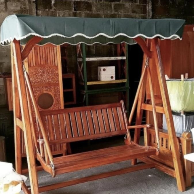 ayunan kayu jati jepara modern