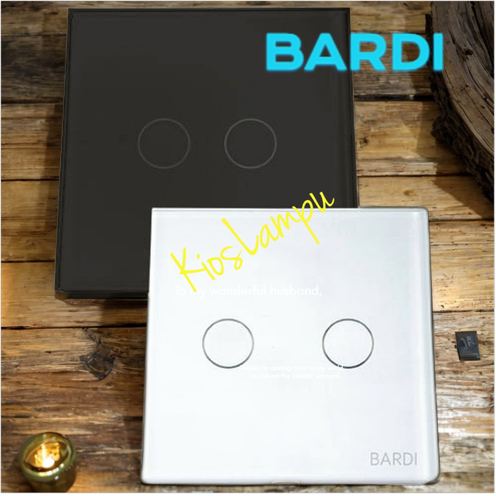 Saklar Bardi Wifi Smart Switch Putih Dan Hitam