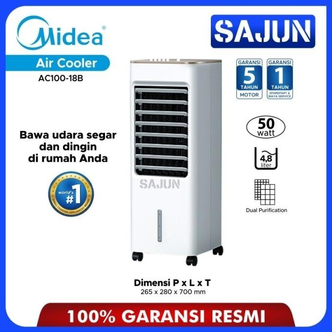 Midea AC100-18B Air Cooler Penyejuk Udara Midea