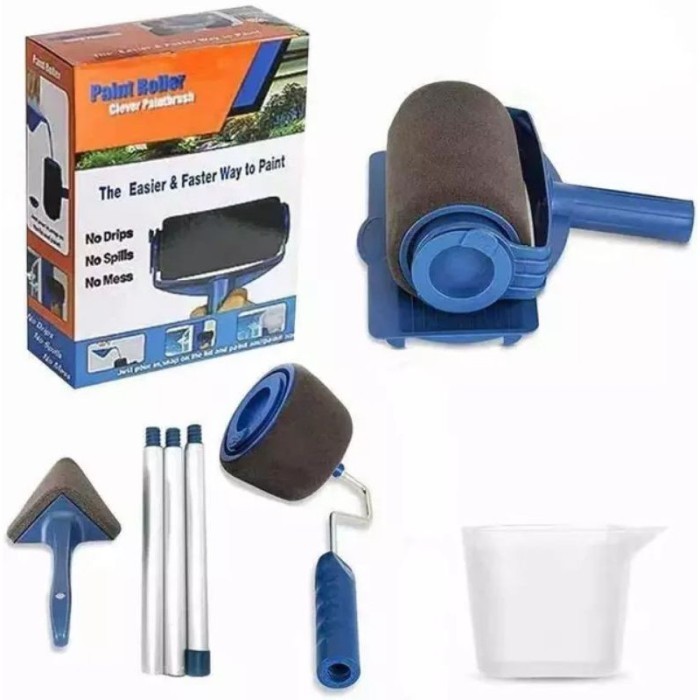 Paint Roller Pro Kuas Cat Tembok Anti Tumpah 8 In 1