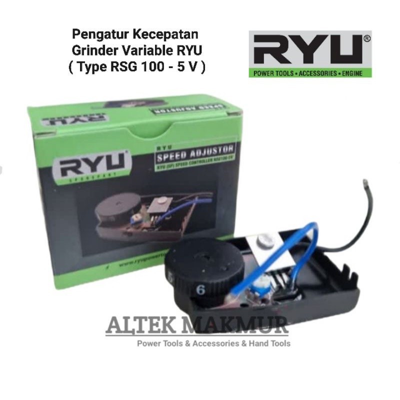 Original Variable Speed Control Dimmer Pengatur Kecepatan Gerinda Ryu Rsg100-5 V Ryu Rsg 100 5