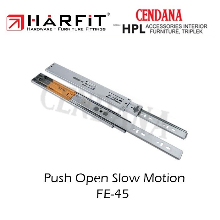 Original Rel Laci Double Track Harfit Push Open Slow Motion