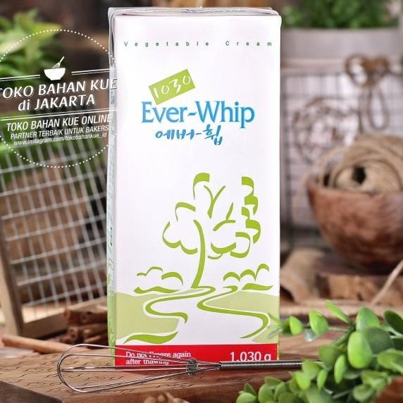 

Everwhip Cream 1030 Vegetable Krim Masak Whip Vegan Nabati Ever Whip