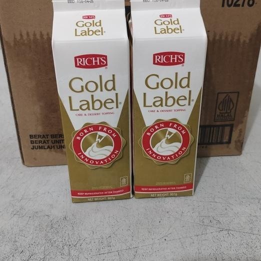 

Rich Gold Label Whiping Cream 907 Gr