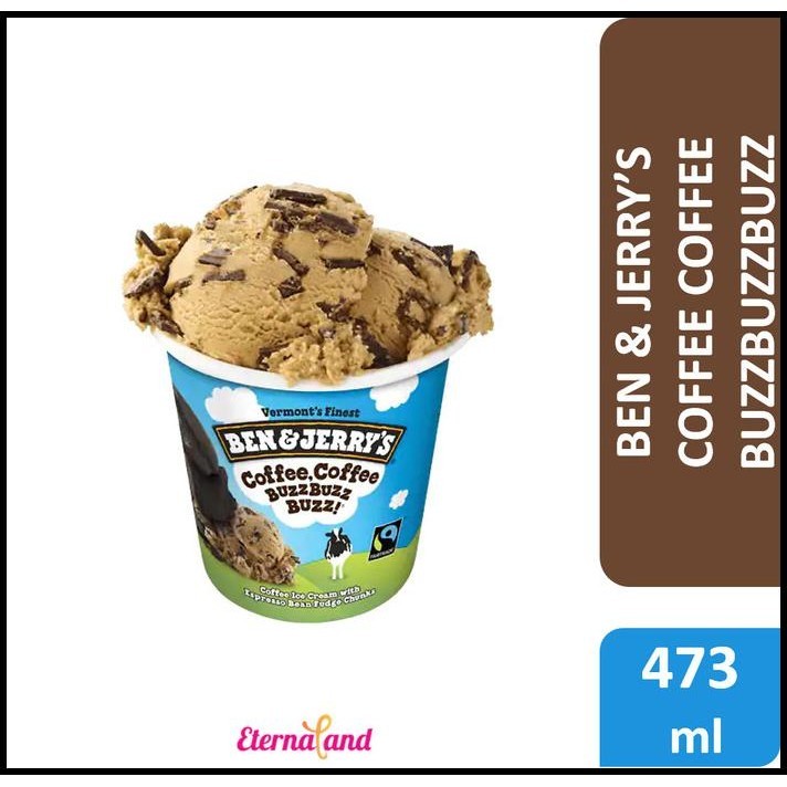 

Ben & Jerry Coffee Coffee Buzzbuzzbuzz Ice Cream - Es Krim Ben N Jerry