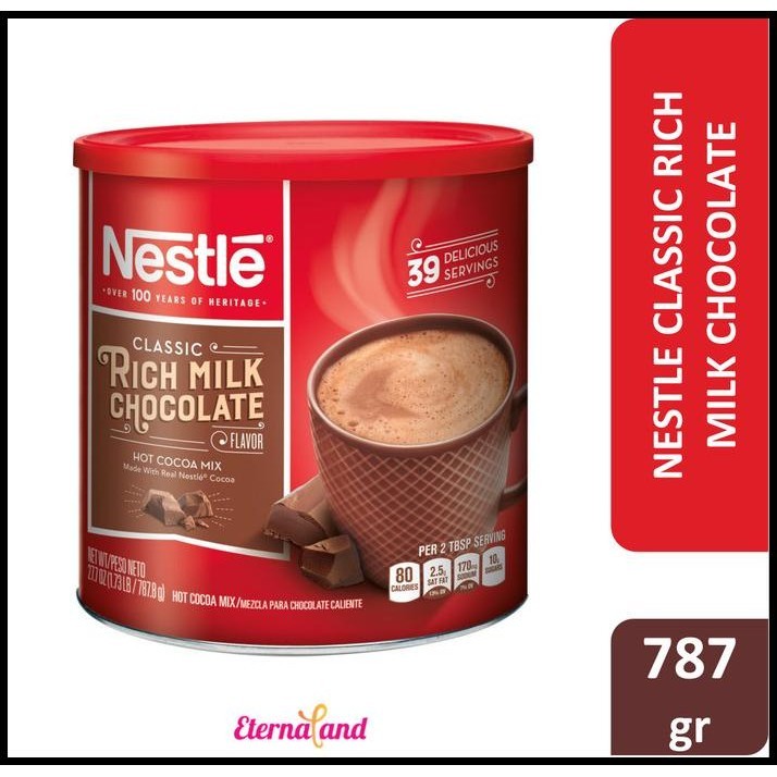

Nestle Milk Chocolate Hot Cocoa Mix Kaleng