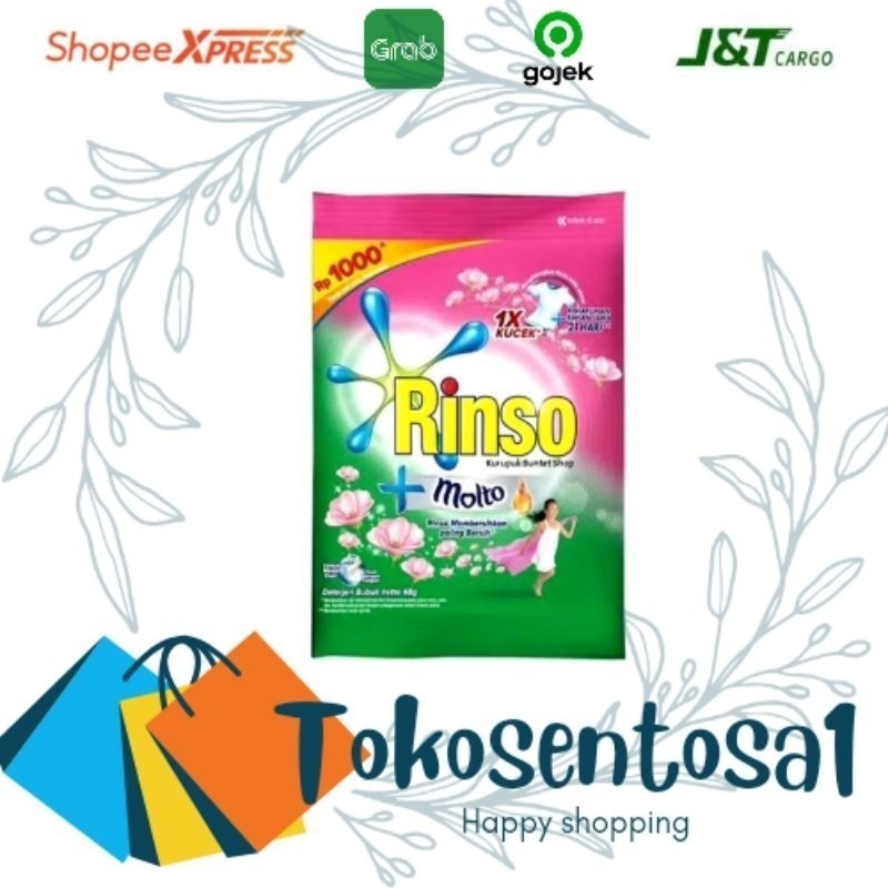 rinso molto bubuk sachet / 1 DUS