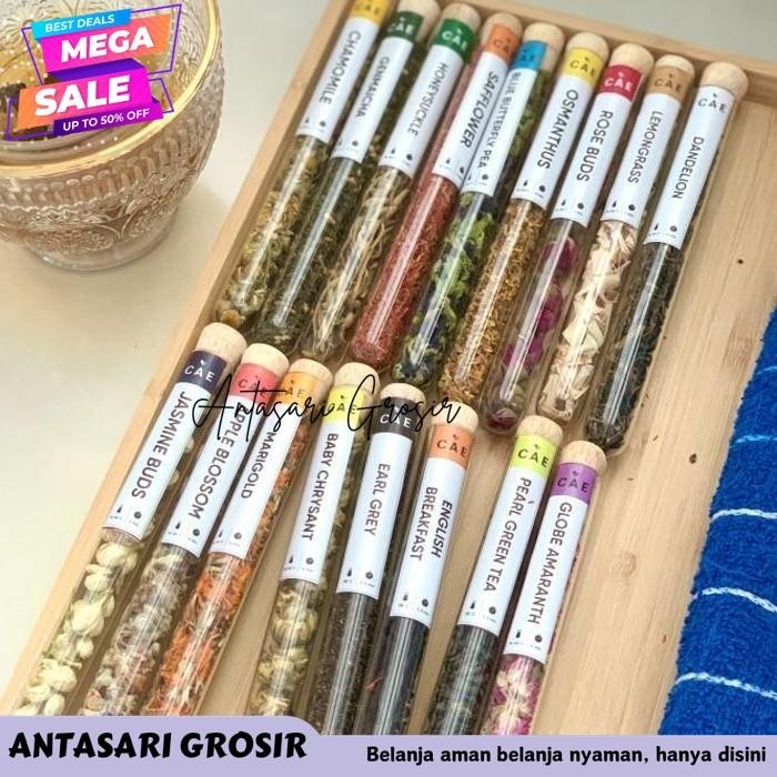 

FLOWER TEA TUBE SOUVENIR TEH BUNGA TABUNG BOTOL HAMPERS GIFT PREMIUM BEST PRODUK!!!