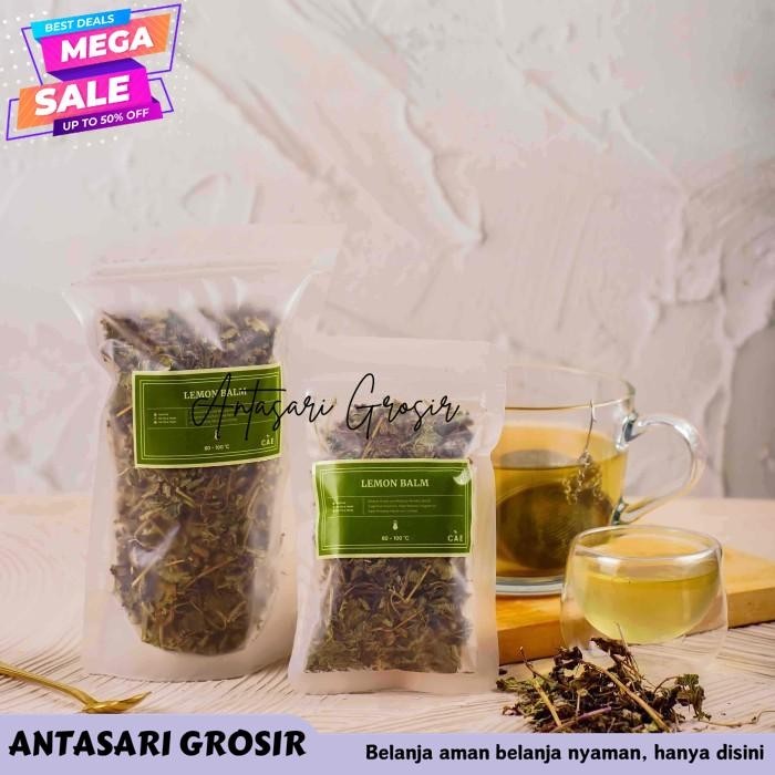 

LEMON BALM LEAF DRIED DAUN LEMON BALM MINT KERING LEAVES PURE NATURAL ORGANIK PREMIUM 10 GRAM - 100 GRAM TERMURAH!!