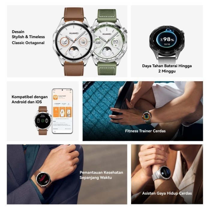 Huawei Watch Gt 4 Series Smartwatch Huawei Garansi Resmi