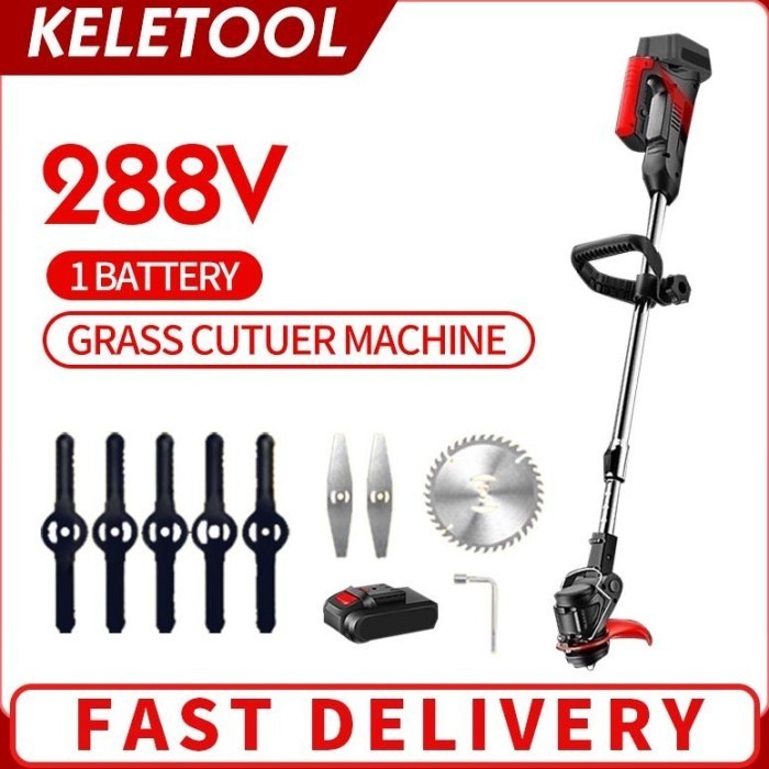 Terlaris Cordless Alat Mesin Pemotong Rumput Baterai Mesin Potong Rumput Lawn