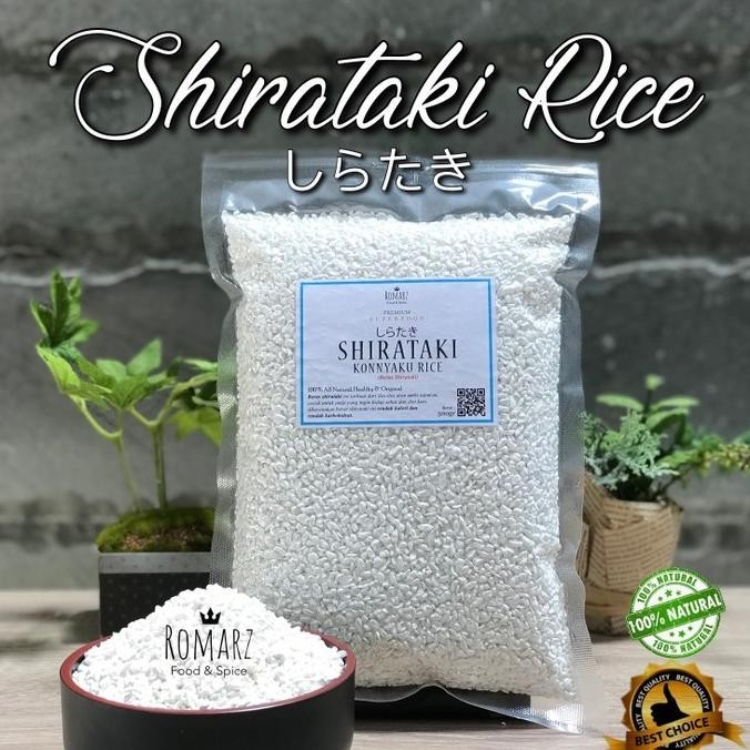 

BERAS SHIRATAKI | SHIRATAKI RICE 5kg BERAS KONNYAKU RICE 5kg