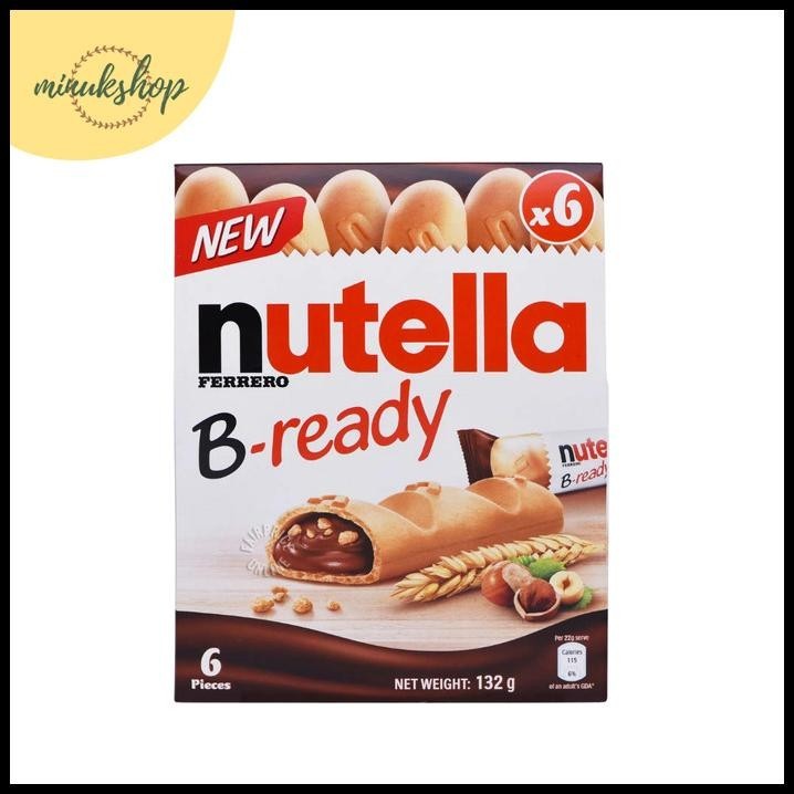 

Nutella Bready B-Ready Isi 6 Snack Import