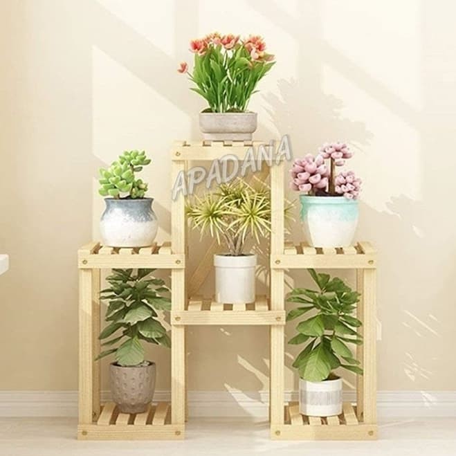Rak Pot Tanaman Hias Jati Belanda