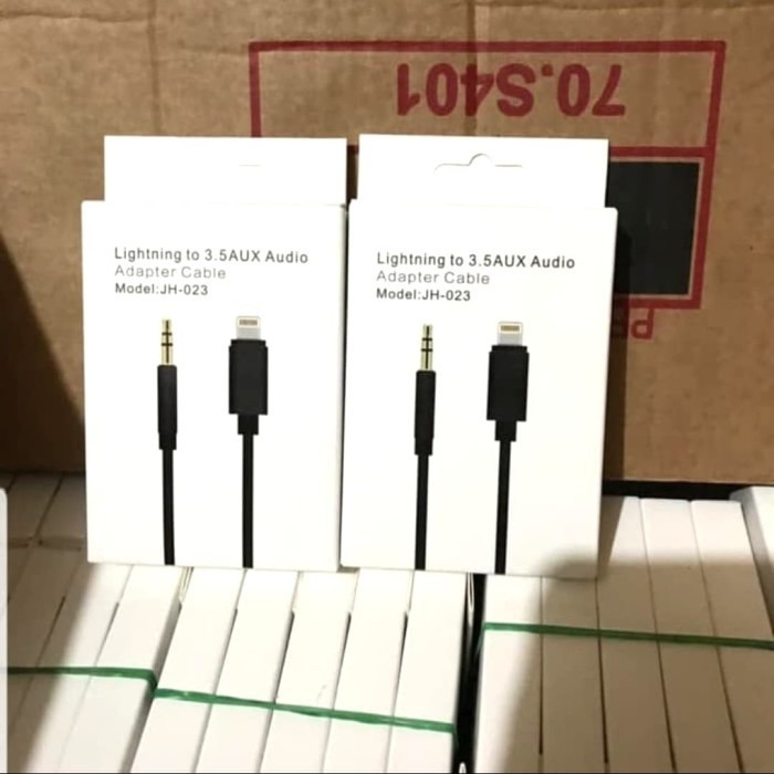 Terlaris Kabel audio Aux Lightning to jack 3.5mm iphone 7/8/8plus/X/11/pro max SALE