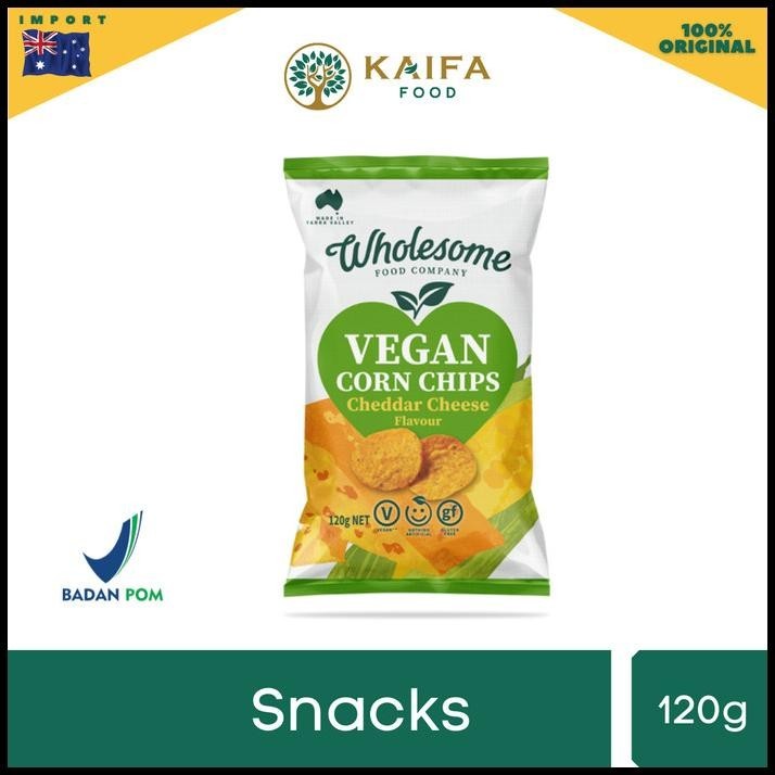 

Wholesome Chips Cheddar Cheese 120Gr