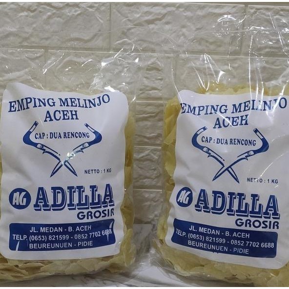 

Emping Melinjo Aceh Grade A Kemasan 1 Kg (Adilla)