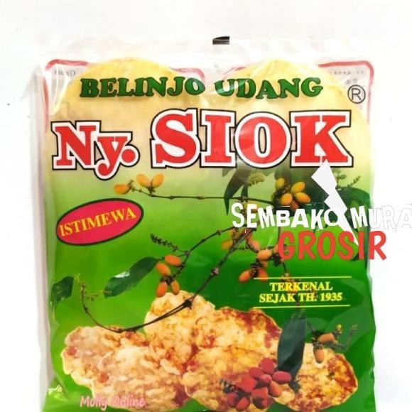 

Ny Siok Belinjo/Blinjo Udang Manis 200Gr Emping Mlinjo Udang Ny.Siok