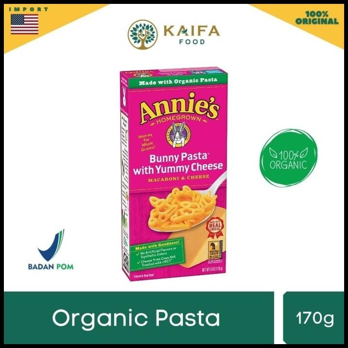 

Annie'S Bunny Pasta With Yummy Cheese Macaroni & Cheese 170Gr