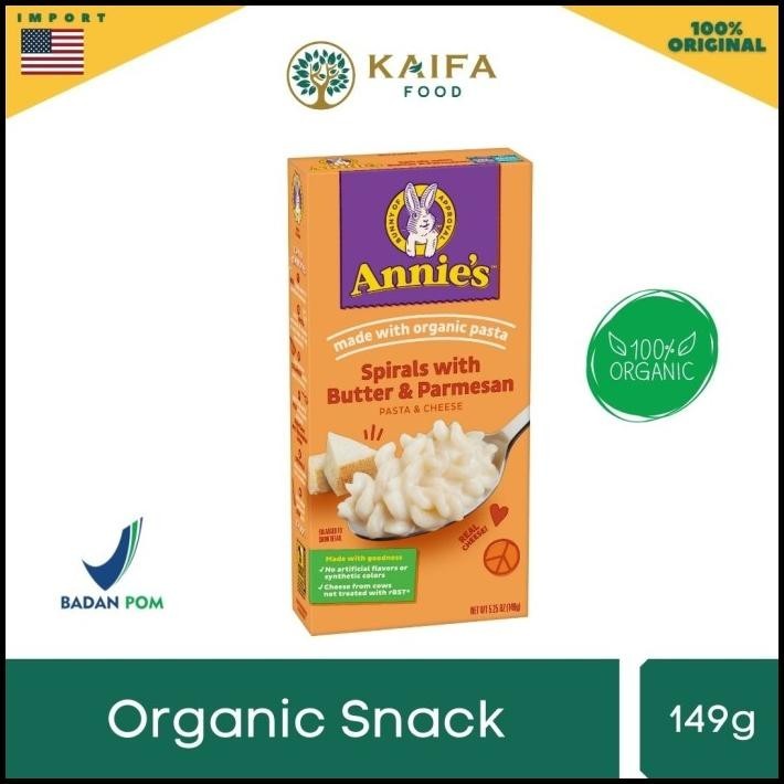 

Annie'S Spirals With Butter & Parmesan Macaroni & Cheese 149Gr