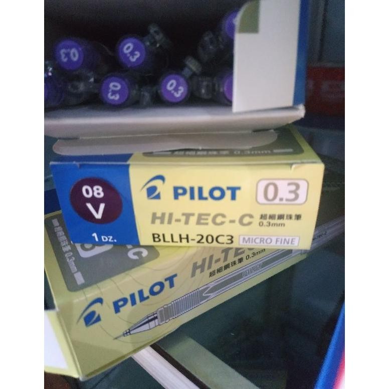 

RHH-1823 pulpen hitec pilot 0.3 hi tec perlusin/ pak Berkualitas