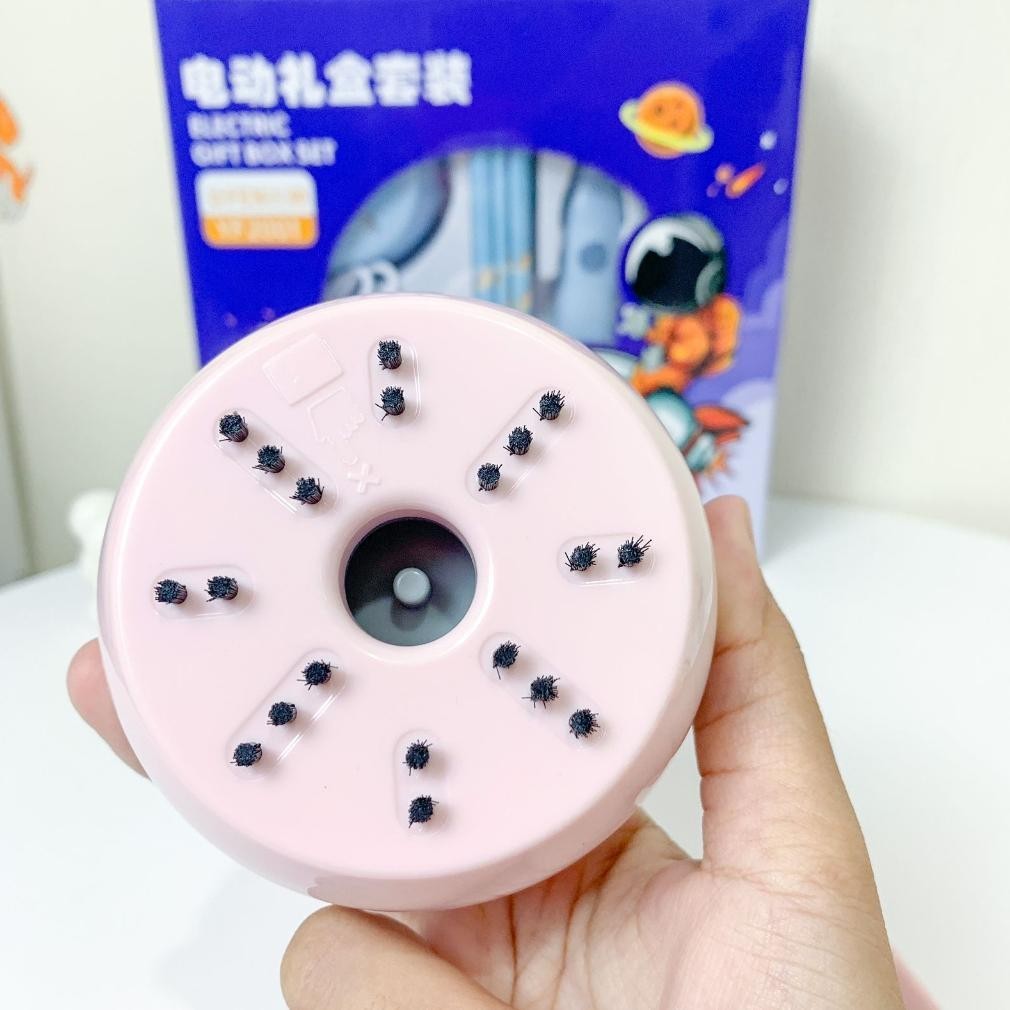 

fj-44 Paket 6 in 1 Electric Box Stationery Set / Set Alat Tulis ATK Elektrik Rautan Penghapus Vacuum Dust Cleaner Pensil Free Kabel Charger Unicorn Rainbow Space Astronot Astronauts Bingkisan Kado Hadiah Anak Sekolah Hampers Grosir Ready COD Termurah