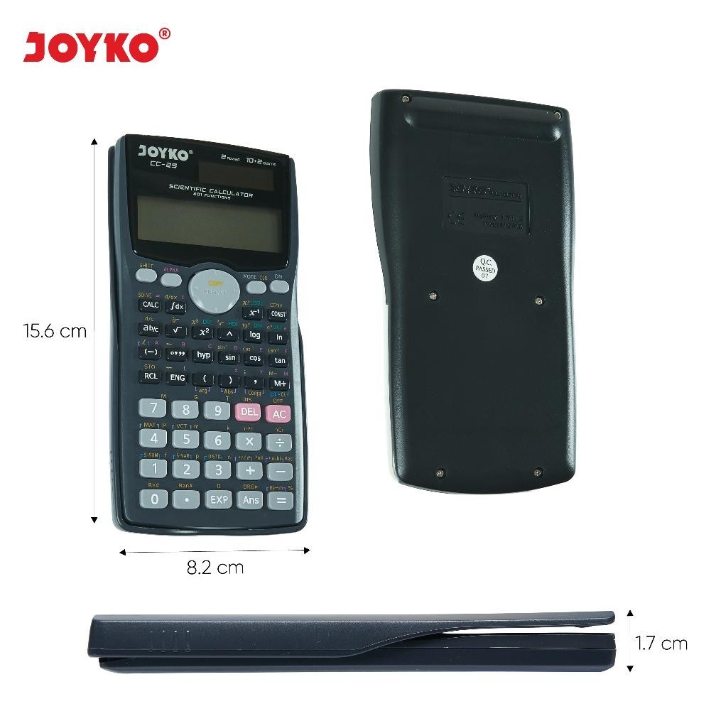 

Ew64 Calculator Kalkulator Joyko CC-25 Scientific 401 Functions Original